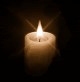 Eternity light of a candle